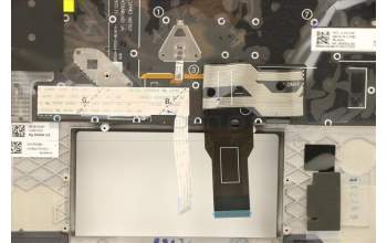 Lenovo 5M11A37568 MECH_ASM KBDW/C EUR ENG BKLT(CHY)WW USBK