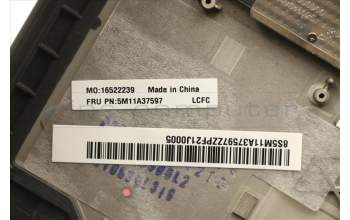 Lenovo 5M11A37597 MECH_ASM KBDW/C GER BKLT(TRA)WW UK BK