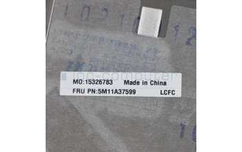 Lenovo 5M11A37599 C-Cover with keyboard,German,Black,Backlight,WWAN