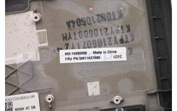 Lenovo 5M11A37686 MECH_ASM KBDW/C NOR BKLT(SUN)WW UK BK