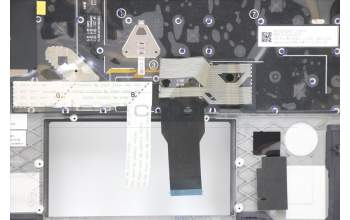 Lenovo 5M11A37787 MECH_ASM KBDW/C UKE BKLT(SUN)WW UK BK