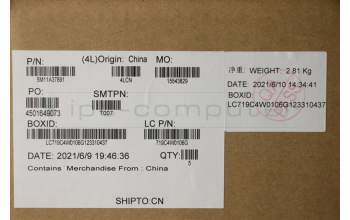 Lenovo 5M11A37891 MECH_ASM KBDW/C LA SPA BKLT(CHY) UK GY