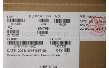 Lenovo 5M11A38061 MECH_ASM KB C POR(PMX)PT UK BK