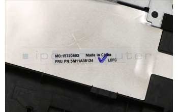 Lenovo 5M11A38134 MECH_ASM KB C TC(PMX)PT US BK
