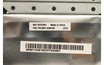 Lenovo 5M11A38153 MECH_ASM KB C IND ENG(TSG)PT US BK