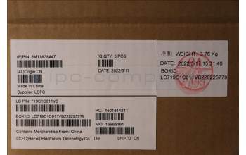 Lenovo 5M11A38447 MECH_ASM KB C FRA(TSG)PT FP UK BK