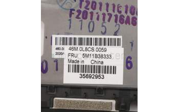 Lenovo 5M11B38333 C-Cover with keyboard, Nordic, Black, WLAN, UK