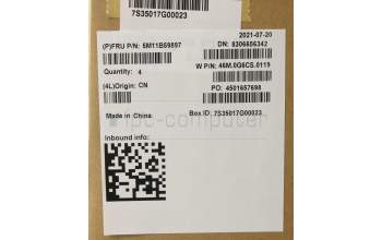 Lenovo 5M11B59897 C-Cover with keyboard, Portuguese, Titanium, WWAN, UK