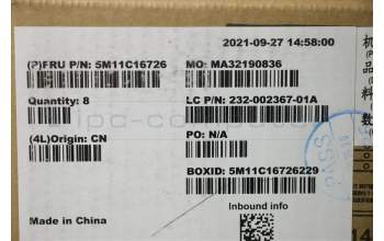 Lenovo 5M11C16726 MECH_ASM WIFI bkt assy w gasketTy7,AVC