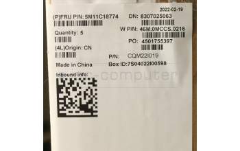 Lenovo 5M11C18774 C-Cover with keyboard, Brazil Portuguese, NO WWAN, UK