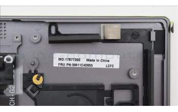 Lenovo 5M11C40955 C-Cover with keyboard, Spanish LA, Storm Grey, WLAN, UK