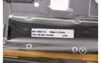 Lenovo 5M11C41031 C-Cover with keyboard, Bulgarian, Storm Grey, WLAN, UK