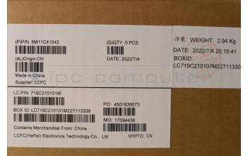 Lenovo 5M11C41042 MECH_ASM KBD BZL,WL,GY,SRX,POR