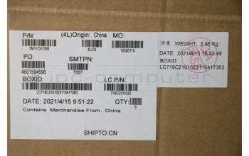 Lenovo 5M11C41058 MECH_ASM KBD BZL,WL,GY,SRX,NORDIC