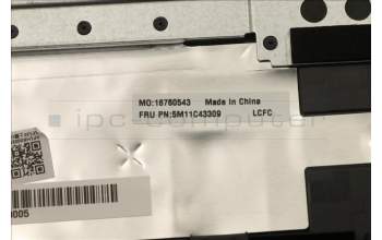 Lenovo 5M11C43309 MECH_ASM KB C LA SPA(TSG)PT FP UK BK