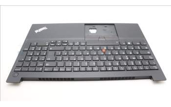 Lenovo 5M11C43565 C-Cover with keyboard,German,Black,Backlight