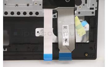 Lenovo 5M11C43599 C-Cover with keyboard, Switzerland, Black, Backlight, UK