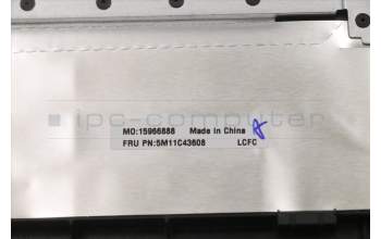 Lenovo 5M11C43608 MECH_ASM KB C EUROENG BKLT(PMX)PT US BK