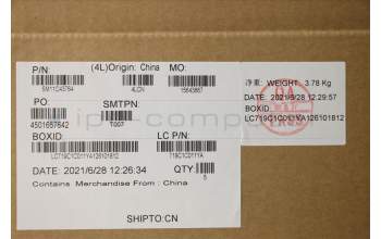 Lenovo 5M11C43764 MECH_ASM KB C DEN BKLT(PMX)PT FP UK BK