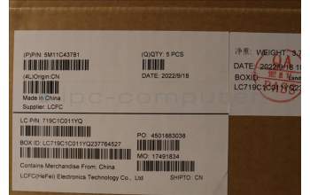 Lenovo 5M11C43781 MECH_ASM KB C HUN BKLT(SRX)PT FP UK BK