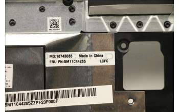 Lenovo 5M11C44265 MECH_ASM KB C NORDIC(PMX)PT UKBK