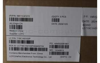 Lenovo 5M11C47272 MECH_ASM KB C LA SPA(TSG)PT UKBK