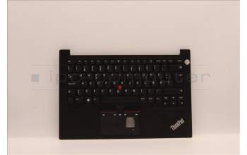 Lenovo 5M11C47298 C-Abdeckung mit Tastatur, Dänisch, schwarz, Fingerabdruck