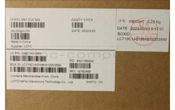 Lenovo 5M11C47304 MECH_ASM KB C FRA(PMX)PT FPR UKBK