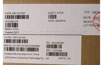 Lenovo 5M11C47337 C-Cover with keyboard,Swedish/Finnish,Black,FingerPrint