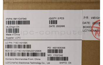 Lenovo 5M11C47340 MECH_ASM KB C NORDIC(PMX)PT FPR UKBK