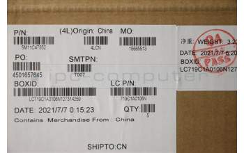 Lenovo 5M11C47352 MECH_ASM KB C EURO ENG(PMX)PT FPR USBK