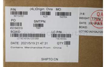 Lenovo 5M11C47621 MECH_ASM KB C FRA BKLT(PMX)PT FPR UKBK