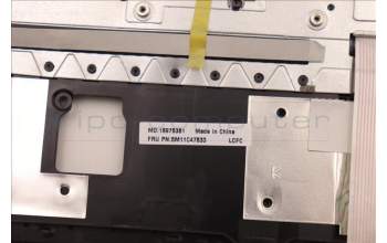 Lenovo 5M11C47633 C-Abdeckung mit Tastatur, Hebräisch, Schwarz, Hintergrundbeleuchtung, Fingerabdruck