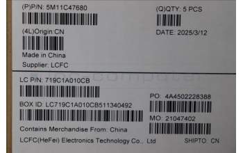 Lenovo 5M11C47680 MECH_ASM KB C JPN BKLT(TSG)PT FPR JPBK