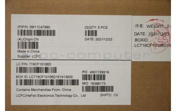 Lenovo 5M11C47880 MECH_ASM KBD W/C BEL BKLT(SUN) UK BK