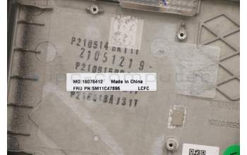 Lenovo 5M11C47896 MECH_ASM KBD W/C CZE/SLK BKLT(SUN) UK BK