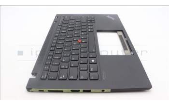 Lenovo 5M11C47923 MECH_ASM KBD W/C GER BKLT(TRA) UK BK