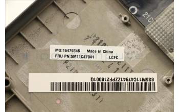 Lenovo 5M11C47941 MECH_ASM KBD W/C INDENG BKLT(CHY) US BK