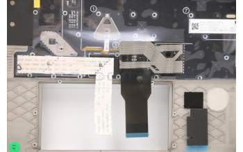 Lenovo 5M11C47948 MECH_ASM KBD W/C ITA BKLT(SUN) UK BK