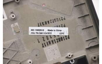 Lenovo 5M11C47972 MECH_ASM KBD W/C POR BKLT(SUN) UK BK