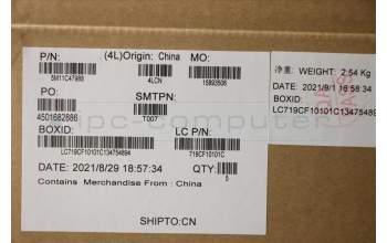 Lenovo 5M11C47988 MECH_ASM KBD W/C SWE/FIN BKLT(SUN) UK BK