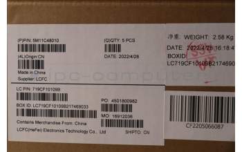 Lenovo 5M11C48010 MECH_ASM KBD W/C UKE BKLT(LTN) UK BK
