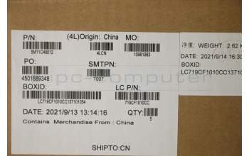 Lenovo 5M11C48012 MECH_ASM KBD W/C UKE BKLT(SUN) UK BK