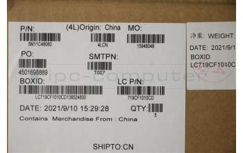 Lenovo 5M11C48060 MECH_ASM KBDW/C EUROENG BKLT(SUN) USWWBK