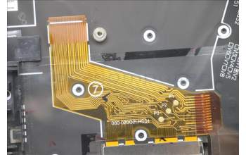 Lenovo 5M11C53275 C-Abdeckung mit Tastatur, Französisch, Tiefschwarz, WWAN