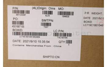 Lenovo 5M11C53367 MECH_ASM GRP KBD BZL,THAI,WW,DB,SUN