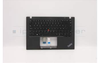 Lenovo 5M11C85468 C-Cover with keyboard, Norwegian, Black, Backlight, WWAN, UK