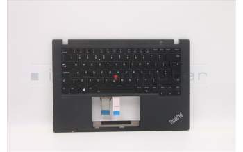 Lenovo 5M11C85516 C-Cover with keyboard, UK English, Black, Backlight, WWAN, UK