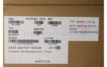 Lenovo 5M11C85566 MECH_ASM KBD W/C LA SPA BKLT(TRA) UK GY