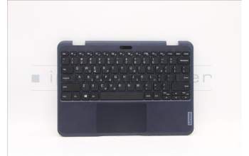 Lenovo 5M11C86118 C-Cover with keyboard, Greek, Black, No WWAN, US